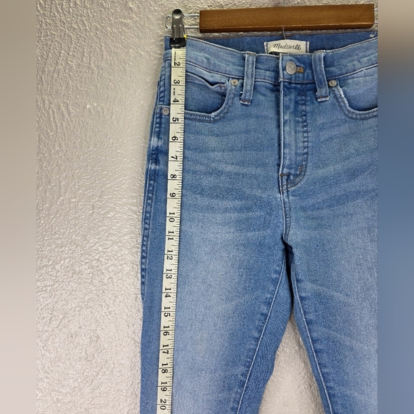 Madewell 10" High-Rise Skinny Crop Womens Jeans Color Horne Wash Size 25 - Picture 9 of 11